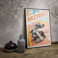 F1 SE MIAMI 2026 LARGE POSTER - Multi