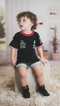 F1 Mercedes baby racing Shirt Hamilton 44 jersey 100% cotton |... - baby & toddler shirt image 3