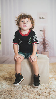 F1 Mercedes baby racing Shirt Hamilton 44 jersey 100% cotton |... - baby & toddler shirt image 6
