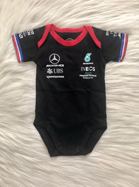 baby bodysuits F1 Mercedes Racing romper Hamilton | Fan Edition - baby romper image 1