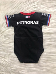 baby bodysuits F1 Mercedes Racing romper Hamilton | Fan Edition - baby romper image 2