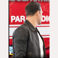9-1-1 S08 Eddie Diaz Leather Jacket Leather Jacket unisex detail view 4 | Dash Racegear — Eddie Diaz’s Signature Leather Jacket Look from 9-1-1
