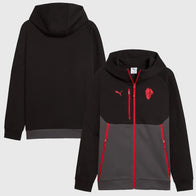 AC Milan PumaTECH Full Zip Hoodie Hoodie unisex front product view | Dash Racegear — Full-Zip PumaTECH Hoodie – Elevate Your AC Milan Look