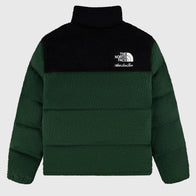 ALD x The North Face Casentino Nuptse Jacket Jacket unisex detail view 5 | Dash Racegear — back view of ALD x The North Face Casentino Nuptse Jacket Black and Green