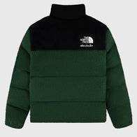 ALD x The North Face Casentino Nuptse Jacket Jacket unisex detail view 5 | Dash Racegear — back view of ALD x The North Face Casentino Nuptse Jacket Black and Green