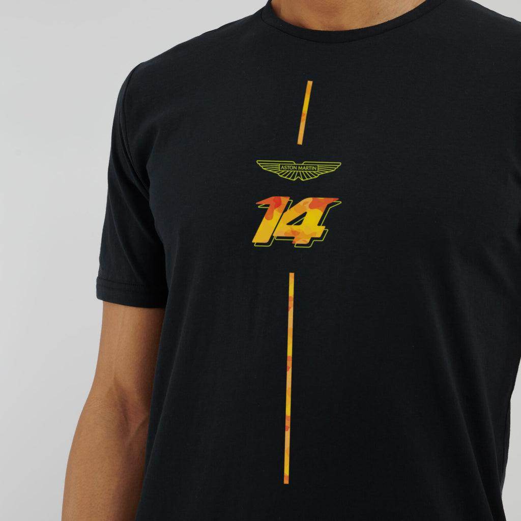AMF1 Fernando Alonso Limited Edition T-Shirt - Black - Dash Racegear Store