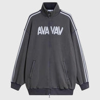AVAVAV X Adidas French Terry Track Jacket Jacket unisex front product view | Dash Racegear — AVAVAV X Adidas French Terry Track Jacket Combining Comfort and Style