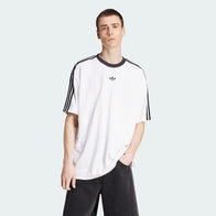 Adidas Adicolor Jersey Jersey unisex detail view 2 | Dash Racegear — Sleek white Adidas Adicolor 2025 jersey with unisex design