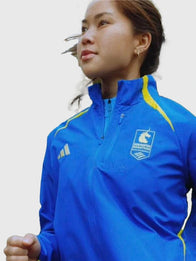 Boston Marathon Jacket 2026 Jacket unisex detail view 11 | Dash Racegear — 2026 Adidas Boston Marathon Celebration Jacket Blue, limited-edition running jacket for marathon fans and athletic enthusiasts.