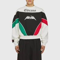 Adidas x Willy Chavarria Chicano Sweatshirt Sweatshirt unisex detail view 6 | Dash Racegear — Statement Chicano sweatshirt bringing Latinx identity to the forefront of streetwear