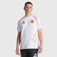 Adidas Manchester United x Drama Call T-Shirt Shirt unisex detail view 4 | Dash Racegear — Manchester United x Drama Call Adidas trendy graphic tee