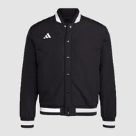 Adidas Dugout Coaches Jacket Jacket unisex front product view | Dash Racegear — Classic Adidas coaches jacket – dugout edition