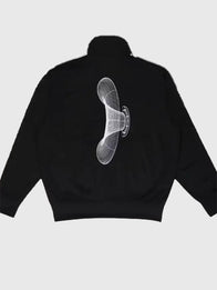 Silence Please x Adidas Firebird Jacket Jacket unisex detail view 3 | Dash Racegear — Black track jacket 2026 -