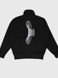 Silence Please x Adidas Firebird Jacket Jacket unisex detail view 3 | Dash Racegear — Black track jacket 2026 -