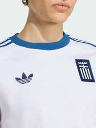 Adidas Greece T-Shirt Shirt unisex detail view 3 | Dash Racegear — White Adidas Greece 2026 T-Shirt for Men & Women breathable fit simple design perfect for gym sessions and casual outings