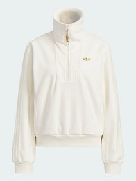 Adidas 2026 LNY Halfzip Sweatshirt Sweatshirt unisex detail view 4 | Dash Racegear — Cream Adidas SS26 Lunar New Year halfzip fleece sweatshirt with soft, comfortable finish