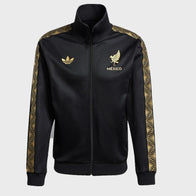 Adidas Mexico Gold Track Jacket Jacket unisex front product view | Dash Racegear — Mexico National Team Gold Track Jacket by Adidas