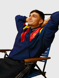 Adidas Backyard Legends 2026 Pedri Spain Jacket Jacket unisex detail view 3 | Dash Racegear — Spain 2026 Pedri jacket from Adidas Backyard Legends campaign featuring athletic fit and modern sporty aesthetics.