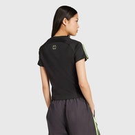 Teamgeist Adicolor Slim Jersey Jersey unisex detail view 3 | Dash Racegear — 2025 Adidas Teamgeist slim black Adicolor jersey for athletic wear
