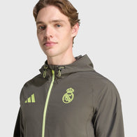 Adidas Real Madrid 2025 Vis Tech Travel Jacket Jacket unisex detail view 5 | Dash Racegear — Next-Level Travel Fit – Adidas Real Madrid 2025 Jacket