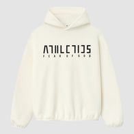 Adidas x Fear of God Essentials Athletics Cream Hoodie Hoodie unisex front product view | Dash Racegear — 2025 New Adidas x Fear of God Essentials Athletics Fleece Hoodie - Cream