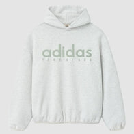 Adidas x Fear of God Essentials Athletics Hoodie Hoodie unisex front product view | Dash Racegear — Get Adidas x Fear of God Essentials Athletics Fleece Hoodie – Grey