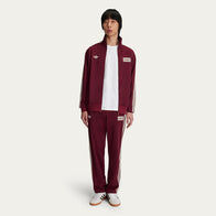 Adidas x Oasis Maroon Tracksuit Tracksuit unisex detail view 3 | Dash Racegear — Adidas Tracksuit in Maroon – Oasis Collaboration Look