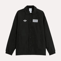 Adidas x Oasis Tour Coach Jacket Jacket unisex front product view | Dash Racegear — Coach Jacket by Adidas – Oasis Band Collab Style
