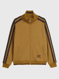 Adidas x Wales Bonner x Y-3 Track Jacket Jacket unisex front product view | Dash Racegear — Adidas x Wales Bonner x Y-3 2026 track jacket in brown presents a subtle luxury streetwear vibe with everyday versatility.