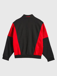Adidas x Willy Chavarria Watsonville Mockneck Sweatshirt Sweatshirt unisex detail view 2 | Dash Racegear — Adidas × Willy Chavarria Watsonville 2025 Black/Red Mockneck – the perfect fusion of cozy comfort and head-turning streetwear design.