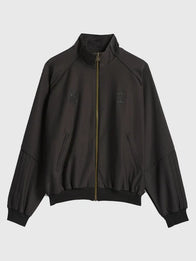 Adidas x Willy Chavarria Dress Twill Track Jacket Jacket unisex front product view | Dash Racegear — Adidas x Willy Chavarria Dress Twill Track Jacket 2025 in black with zip closure, great for unisex layering and everyday wear.