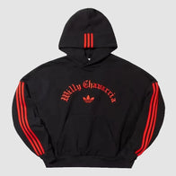 Adidas x Willy Chavarria Hoodie Hoodie unisex front product view | Dash Racegear — Adidas x Willy Chavarria Street Hoodie – Bold Aesthetic and Comfort