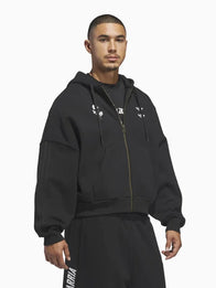 Adidas x Willy Chavarria Zip-Up Hoodie Hoodie unisex detail view 3 | Dash Racegear — Men’s Adidas x Willy Chavarria zip-up hoodie, casual style with premium urban design details.