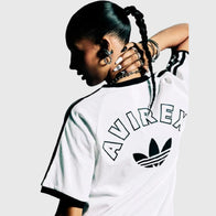 Adidas x Avirex T-shirt Shirt unisex front product view | Dash Racegear — Street heritage revived — Adidas and Avirex collaboration T-shirt