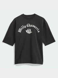 Adidas x Willy Chavarria T-shirt Shirt unisex detail view 3 | Dash Racegear — Black T-shirt by Adidas x Willy Chavarria, unisex fit with modern style for casual urban fashion.