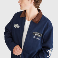 Aeropostale Ford Motor Co. Twill Jacket Jacket unisex detail view 3 | Dash Racegear — Speed and style collide in the Aeropostale Ford collaboration jacket