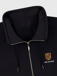 Aimé Leon Dore x Porsche Black Track Jacket Jacket unisex detail view 3 | Dash Racegear — Black Porsche track jacket from Aimé Leon Dore 2025 drop