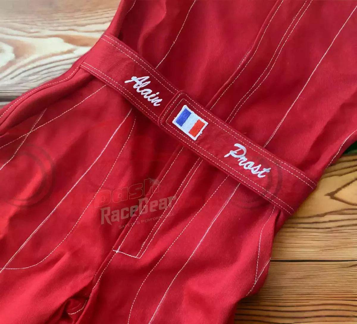 Alain Prost 1990 Ferrari F1 Embroidered Racing Suit - Dash Racegear Store