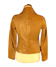 Virgin River Melinda Monroe Brown Jacket Jacket unisex detail view 5 | Dash Racegear — Virgin River Alexandra Breckenridge Leather Brown Jacket