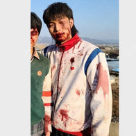 All of Us Are Dead Yoon Gwi Nam White Jacket Jacket unisex detail view 8 | Dash Racegear — Yoon Gwi Nam All of Us Are Dead White Jacket