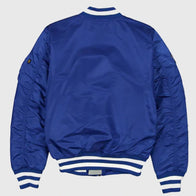 Los Angeles Dodgers Alpha Industries Bomber Jacket Bomber Jacket unisex detail view 2 | Dash Racegear — Full back image of Alpha Industries Los Angeles Dodgers Bomber Jacket