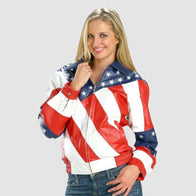 Beyonce Michael Hoban American Flag Jacket Jacket unisex detail view 5 | Dash Racegear — Patriotic USA Flag Jacket – Beyoncé x Michael Hoban