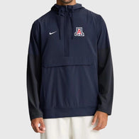 Arizona Wildcats Anorak Half-Zip Jacket Jacket unisex front product view | Dash Racegear — Wildcat Weather Gear – Arizona Half-Zip Anorak Jacket