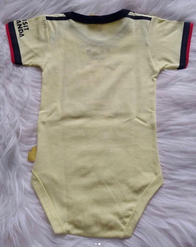 baby onesie Arsenal 1st Away Jersey - baby romper image 2