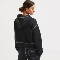 Arsenal AWFC Black Hoodie Hoodie unisex detail view 2 | Dash Racegear — Arsenal Black Hoodie – AWFC Casual Wear
