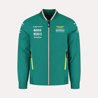 Aston Martin F1 2025 Team Bomber Jacket Bomber Jacket unisex detail view 2 | Dash Racegear — Limited Edition Aston Martin F1 2025 Bomber Jacket