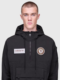 Aston Villa adidas SPZL F.C. Smock Jacket Jacket unisex detail view 4 | Dash Racegear — Retro-inspired adidas SPZL Aston Villa smock jacket style