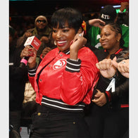 Shamea Morton Atlanta Hawks Varsity Jacket Varsity Jacket unisex detail view 3 | Dash Racegear — Trendy Shamea Morton Varsity Jacket – Sporty & Chic