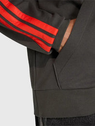 Audi F1 Adidas Hoodie Hoodie unisex detail view 4 | Dash Racegear — Men’s Audi F1 adidas DNA Logo Hoodie – Black featuring signature racing design and comfortable fit for fans on the go.