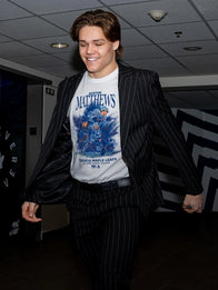 Auston Matthews Maple Leafs All Time Goals Leader T-Shirt Shirt unisex detail view 4 | Dash Racegear — Toronto Maple Leafs All-Time Goals Leader White T-Shirt blends comfort with standout player-inspired style.